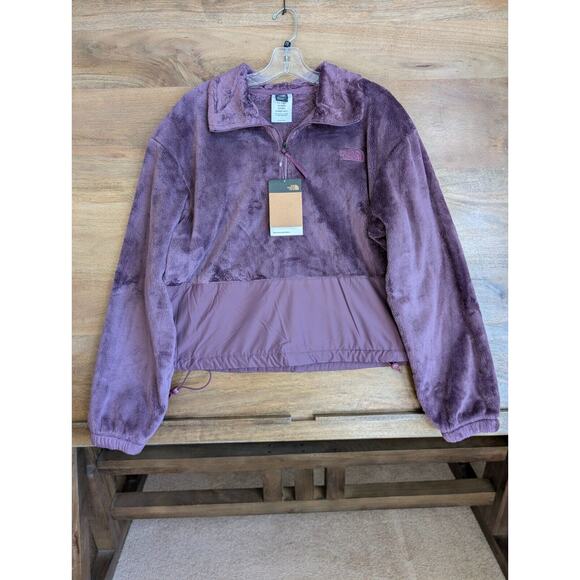 The North Face Novelty Osito Jacket Womens S Midnight Mauve Fleece Relaxed Fit - Picture 1 of 5